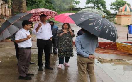 बुरहानपुर में झमाझम बारिश से ताप्ती नदी उफान पर, कई गांवों का जिला मुख्यालय से टूटा संपर्क