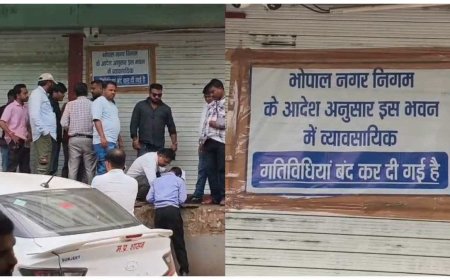 रचना नगर और अरेरा कॉलोनी समेत कई इलाकों में सील किए गए प्रतिष्ठान, 8,264 नोटिस के बाद हुई सख्त कार्रवाई