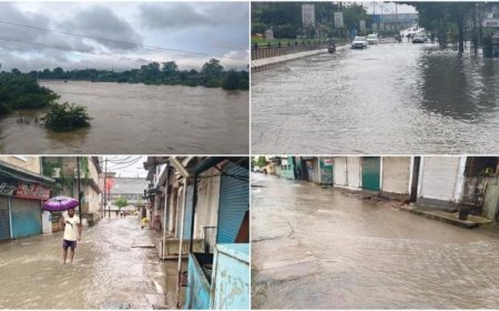 रीवा और मऊगंज में 9 घंटे से लगातार मूसलाधार बारिश, नदियां उफान पर और कई इलाकों में बाढ़ जैसे हालात