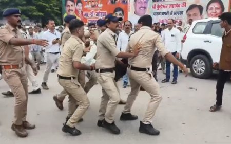 पुलिस प्रताड़ना और जमीन विवाद से परेशान लोगों ने की जान देने की कोशिश, मचा हड़कंप