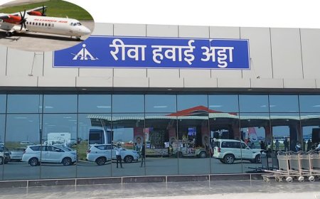 खराब मौसम के कारण रीवा में नहीं उतर पाई दिल्ली की फ्लाइट, एक घंटे तक आसमान में मंडराता रहा प्लेन
