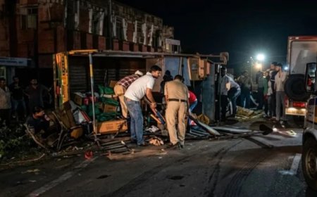 ग्वालियर-भिंड नेशनल हाईवे पर भीषण सड़क हादसा, पिकअप और डंपर की टक्कर में 8 मजदूरों की मौत और 23 घायल