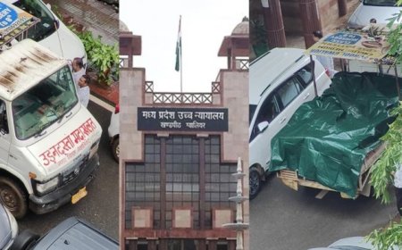ग्वालियर में सड़कों के निर्माण रिकॉर्ड की जांच शुरू, मिनी ट्रक और टेंपो में भरकर कोर्ट पहुंची फाइलें