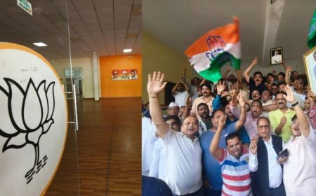 दतिया उपचुनाव की मतगणना में कांग्रेस प्रत्याशी घनश्याम सिंह आगे, बीजेपी कार्यालय में सन्नाटा