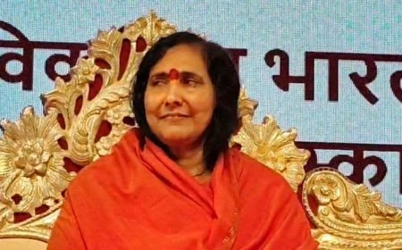 राम मंदिर चढ़ावा चोरी पर पद्मभूषण साध्वी ऋतंभरा का बड़ा बयान, कहा- श्रद्धा के धन पर गिद्ध दृष्टि रखना दंडनीय अपराध