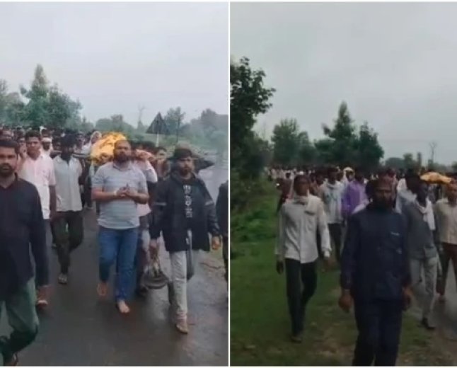 राजगढ़ हादसे में एक ही परिवार के 9 लोगों की मौत, धांसड़ गांव में हुआ गमगीन माहौल में अंतिम संस्कार