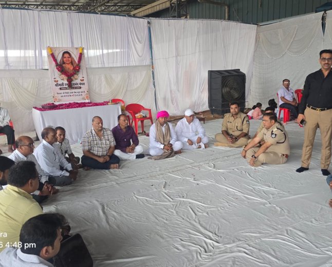 सेंधवा की समाजसेविका रमा मंगल को जनप्रतिनिधियों व समाजजनों ने दी श्रद्धांजलि