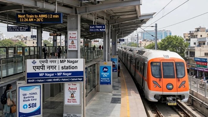 जन्मदिन पार्टी से लेकर 700 पिलरों पर विज्ञापन तक; गैर-किराया आय बढ़ाने में जुटा भोपाल मेट्रो