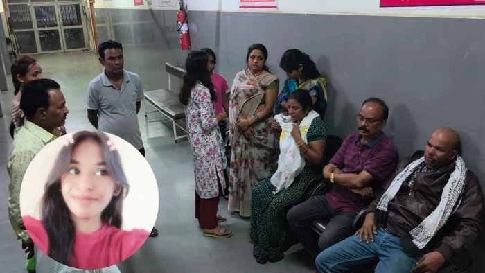 जेएच कॉलेज परिसर में गणेश विसर्जन के दौरान बेहोश होकर गिरी छात्रा, अस्पताल में तोड़ा दम