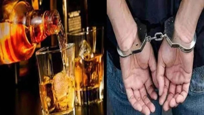दुकानों और मकानों में खुलेआम बिक रही थी अवैध शराब, पुलिस ने 277 लीटर देशी-अंग्रेजी शराब की जब्त