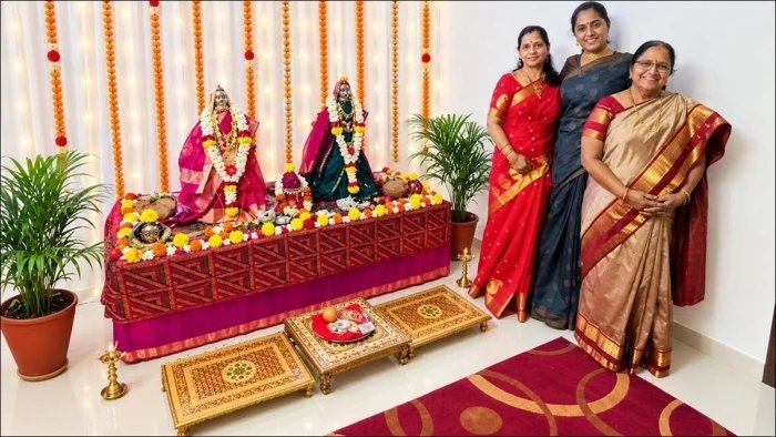 गणेशोत्सव के बीच महालक्ष्मी का ढाई दिन का मायका; भोपाल के परिवारों ने निभाया 60 साल पुराना पारंपरिक रिवाज