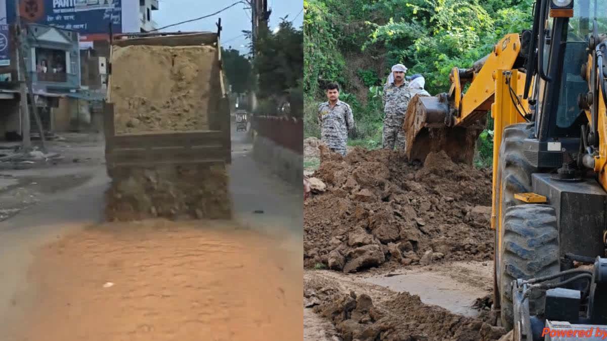 पुलिस से बचकर भाग रहे रेत से भरे ट्रैक्टर ने कार को 50 मीटर तक घसीटा, चंबल अवैध खनन का खौफनाक वीडियो