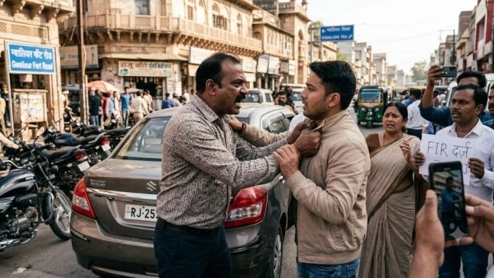 तेज रफ्तार कार निकालने पर टोकने पर हुआ विवाद, हजीरा में युवक के साथ मारपीट, थाने में मामला दर्ज