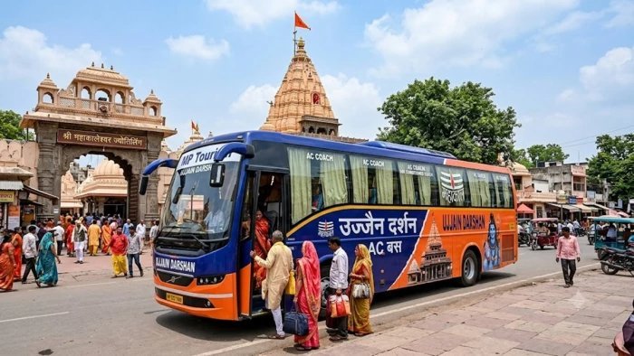 अब आसानी से होंगे महाकाल और काल भैरव के दर्शन; उज्जैन दर्शन बस योजना के तहत चलेंगी 32 सीटर एसी बसें
