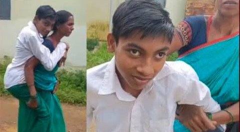 दो साल से जारी है मां का यह संघर्ष, सरकारी योजनाओं का लाभ न मिलने पर बोली बेबस मां—कोई नहीं कर रहा मदद