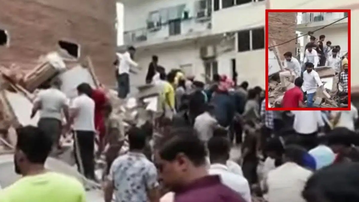 हॉस्टल के रूप में इस्तेमाल हो रही थी ढही हुई इमारत, राहत और बचाव कार्य जारी