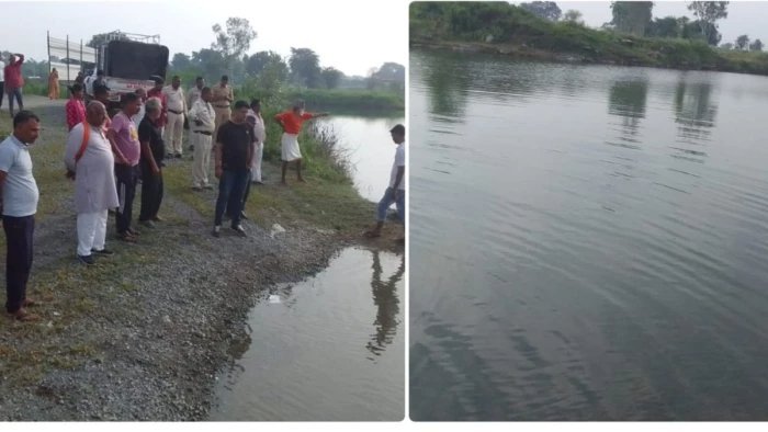 ककलपुर गांव में खदान किनारे मिली साइकिल और चप्पल; बच्चे की तलाश में उतरी एसडीआरएफ टीम