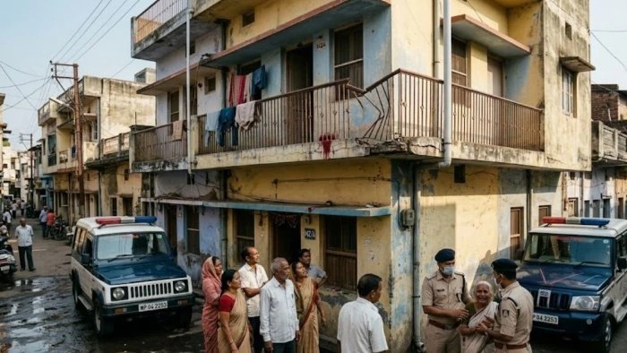 टीलाजमालपुरा इलाके में हुआ हादसा, संतुलन बिगड़ने से नीचे गिरने पर 68 वर्षीय शेख लियाकत की मौत