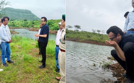 हार्टफुलनेस इंस्टीट्यूट के सघन वन प्रोजेक्ट पहुंचे कलेक्टर, 859 हेक्टेयर में हो रहा पौधारोपण