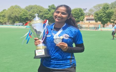 किसान की बेटी और 10वीं की छात्रा मुस्कान रघुवंशी ने बढ़ाया गुना का मान, हॉकी अकादमी में हुआ चयन
