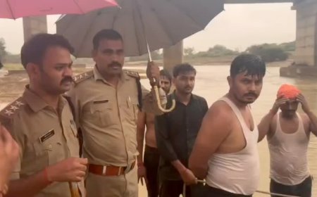 भिंड में गणेश विसर्जन के दौरान बड़ा हादसा, क्वारी नदी के तेज बहाव में बहे तीन किशोर; सर्च ऑपरेशन जारी