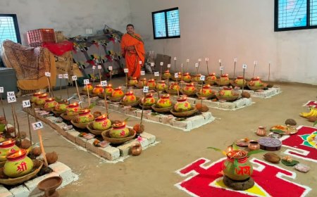 नवरात्रि नहीं अब गणेशोत्सव में जले मनोकामना कलश; छिंदवाड़ा के बिछुआ में स्थापित हुए 41 अखंड दीप