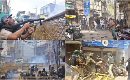छत्री चौक पर उपद्रव और पथराव के बाद पुलिस का लाठीचार्ज, भारी पुलिस बल तैनात