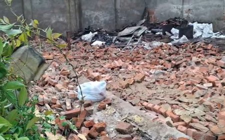 लगातार बारिश से कमजोर हुई दीवार ढही, शेड तोड़ने के दौरान मलबे में दबकर दो मजदूरों ने गंवाई जान