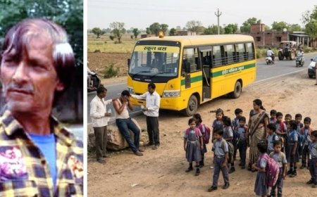 सूझबूझ से बचाई 46 बच्चों की जान, चलती बस रोककर ड्राइवर कन्हैयालाल ने तोड़ा दम