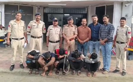 लग्जरी कार से बकरियां चुराने वाले गैंग का पर्दाफाश; 350 CCTV खंगालकर देवास पुलिस ने 5 को दबोचा