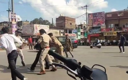 सागर में करणी सेना के प्रदर्शन पर पुलिस का लाठीचार्ज; ओकेंद्र राणा और इंदल सिंह समेत 30 कार्यकर्ता हिरासत में