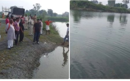 ककलपुर गांव में खदान किनारे मिली साइकिल और चप्पल; बच्चे की तलाश में उतरी एसडीआरएफ टीम