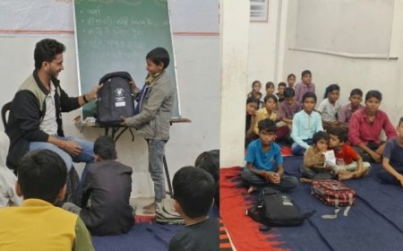 देश सेवा के बाद अब जरूरतमंद बच्चों का भविष्य संवार रहे भिंड के शिवम, सरकारी नौकरी छोड़ शुरू की मुहिम