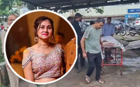 पटेल स्वीट्स के पास भीषण सड़क हादसा, तेज रफ्तार हाइवा की टक्कर से शिक्षिका की गई जान