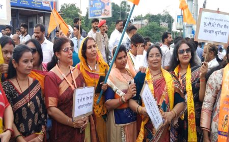 यूजीसी के नए प्रावधानों पर बवाल, प्लेटिनम प्लाजा से लोकभवन तक प्रदर्शनकारियों और पुलिस में तनातनी