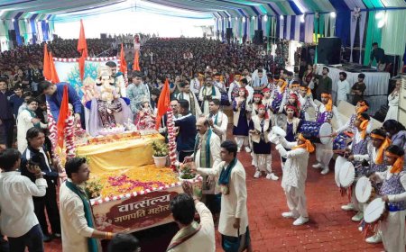 अहिल्याबाई होलकर पर 17 मिनट की विशेष नाटिका, विदिशा के वात्सल्य स्कूल में गणेश उत्सव की भव्यता