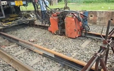 रतलाम मंडल में रेलवे पटरियों को जोड़ने के लिए आधुनिक तकनीक का प्रयोग, घटाई गई ट्रैफिक ब्लॉक की अवधि