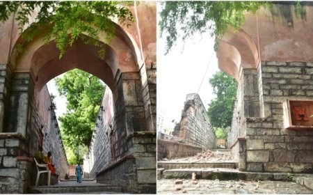 उज्जैन में 14वीं शताब्दी का ऐतिहासिक महाकाल द्वार जमींदोज, 2 करोड़ खर्च के बाद भी गिरा प्राचीन ढांचा
