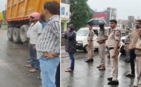 एमपी के मुरैना में भीषण सड़क हादसा, ट्रक की टक्कर से राजस्थान के दो लोगों की मौत, ड्राइवर फरार