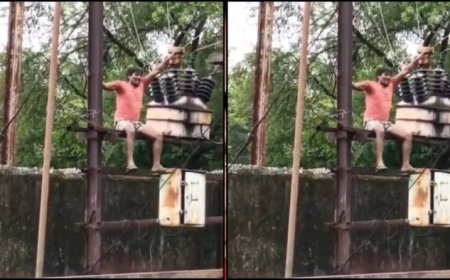 शहडोल में ट्रांसफॉर्मर पर बैठे शराबी युवक का वीडियो वायरल, सुरक्षा व्यवस्था पर उठे सवाल
