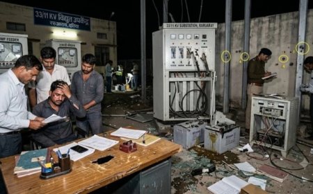 दतिया में बिजली सबस्टेशन पर हमला, 3 लाख का नुकसान; ऑपरेटर को पीटकर मोबाइल व नकदी लूटी