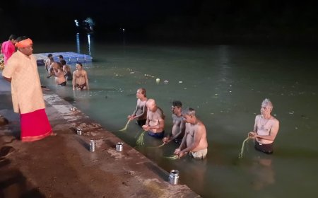 बेतवा के दर्शन मात्र से टलती है अकाल मृत्यु! विदिशा में शुरू हुआ 16 दिन का तर्पण-पिंडदान