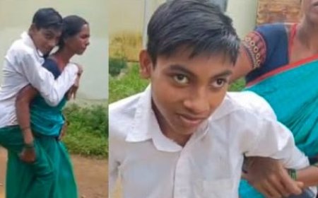 दो साल से जारी है मां का यह संघर्ष, सरकारी योजनाओं का लाभ न मिलने पर बोली बेबस मां—कोई नहीं कर रहा मदद