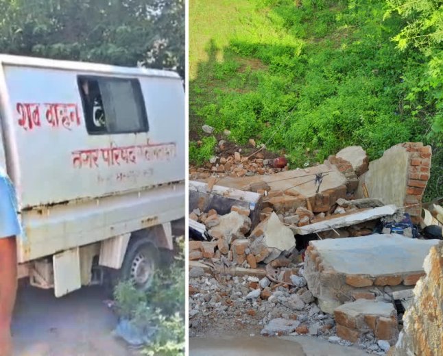 गढ़ीमलहरा थाना क्षेत्र में हुआ बड़ा हादसा, मलबे से चमत्कारिक रूप से सुरक्षित बाहर निकला 8 साल का मासूम