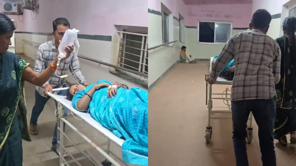 ड्रिप बोतल हाथ में लेकर मरीज को ले गए परिजन, मंडला जिला अस्पताल प्रबंधन ने डॉक्टर और ठेका कंपनी को दिया नोटिस