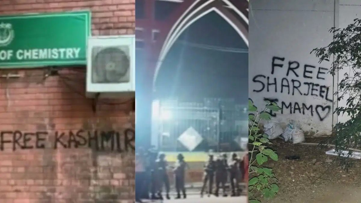 छात्र संघ चुनाव की मांग के बीच विवादित नारों पर भड़की बीजेपी, शाजिया इल्मी बोलीं- संस्था का नाम हो रहा खराब