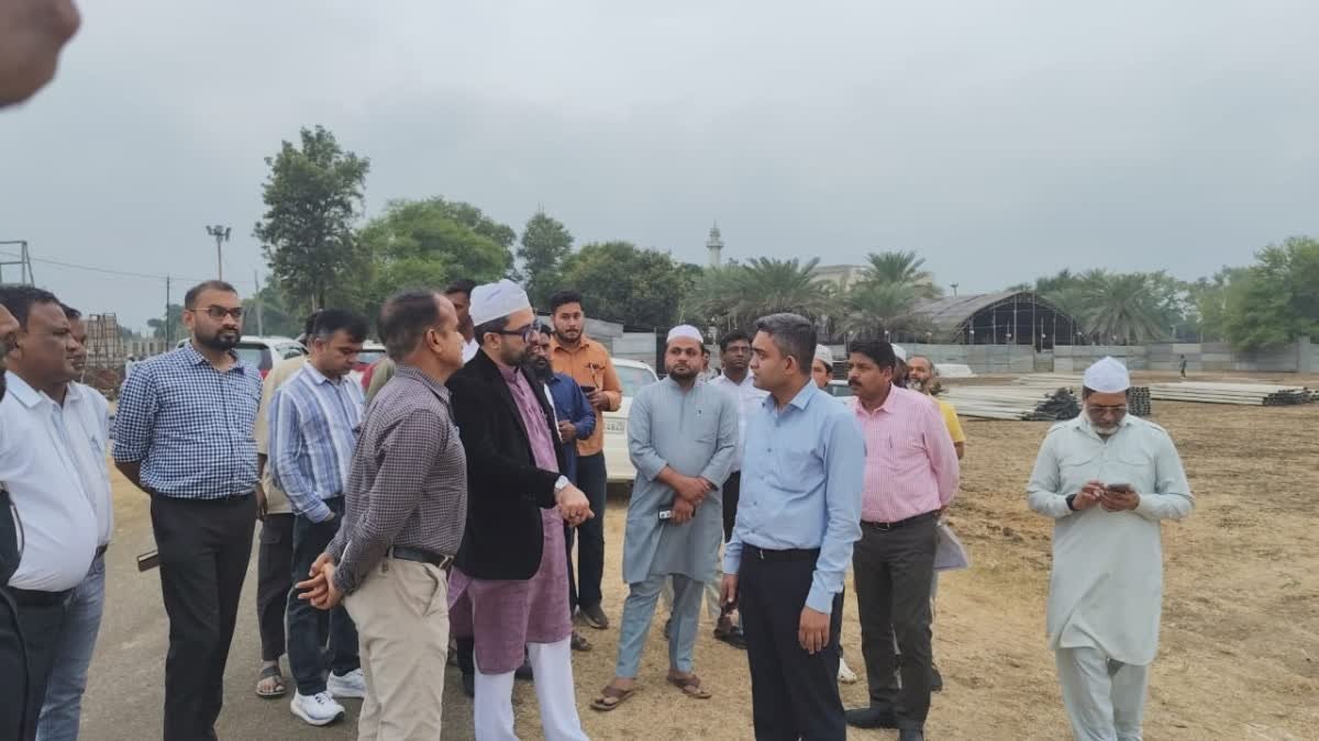 इज्तिमागाह पहुंचे कलेक्टर और एसपी देहात; चप्पे-चप्पे पर होगी सीसीटीवी से निगरानी, सादे कपड़ों में तैनात रहेंगे जवान