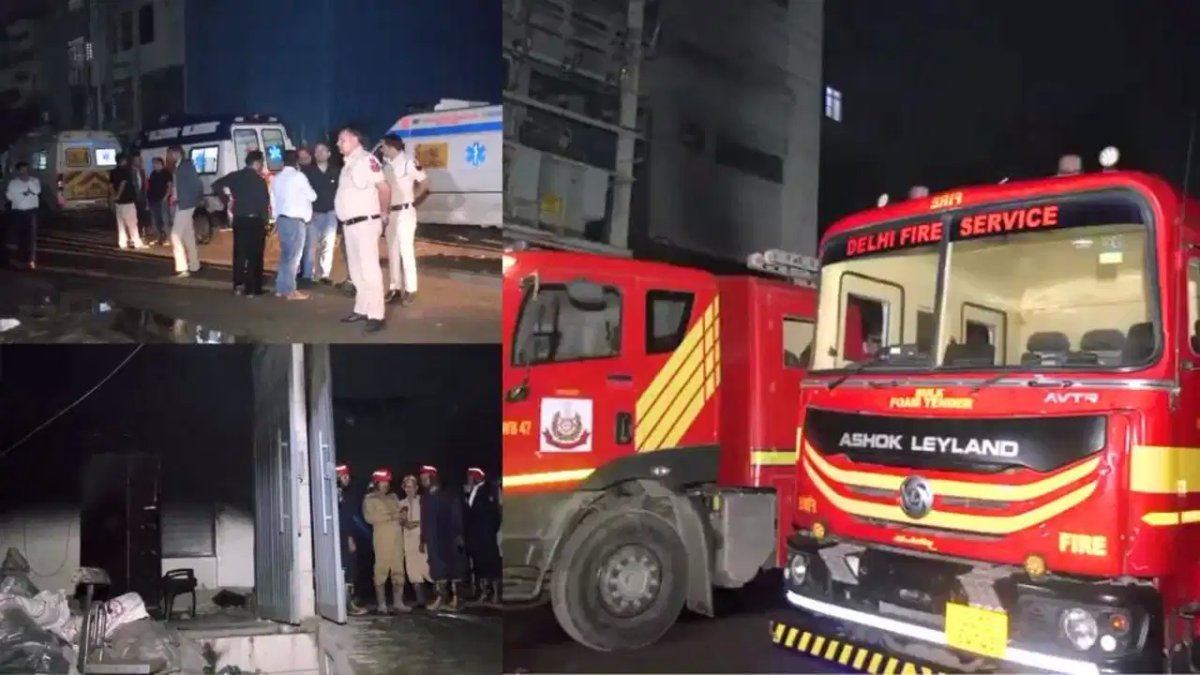 बेसमेंट में लगी आग से चौथी मंजिल तक फैला धुआं, 6 लोगों को बेहोशी की हालत में निकाला