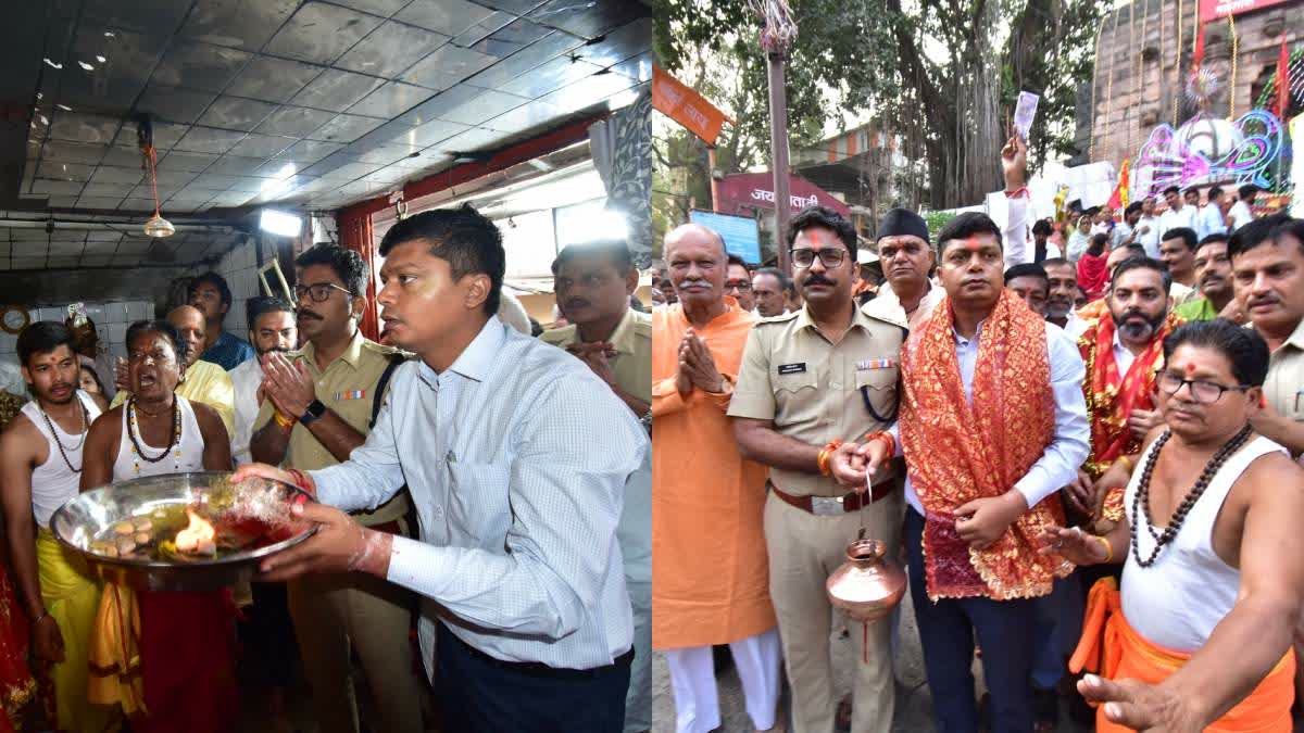 अश्विनि मास की अष्टमी पर निकली 27 किलोमीटर लंबी नगर पूजन यात्रा, मध्य प्रदेश की सुख-समृद्धि की कामना
