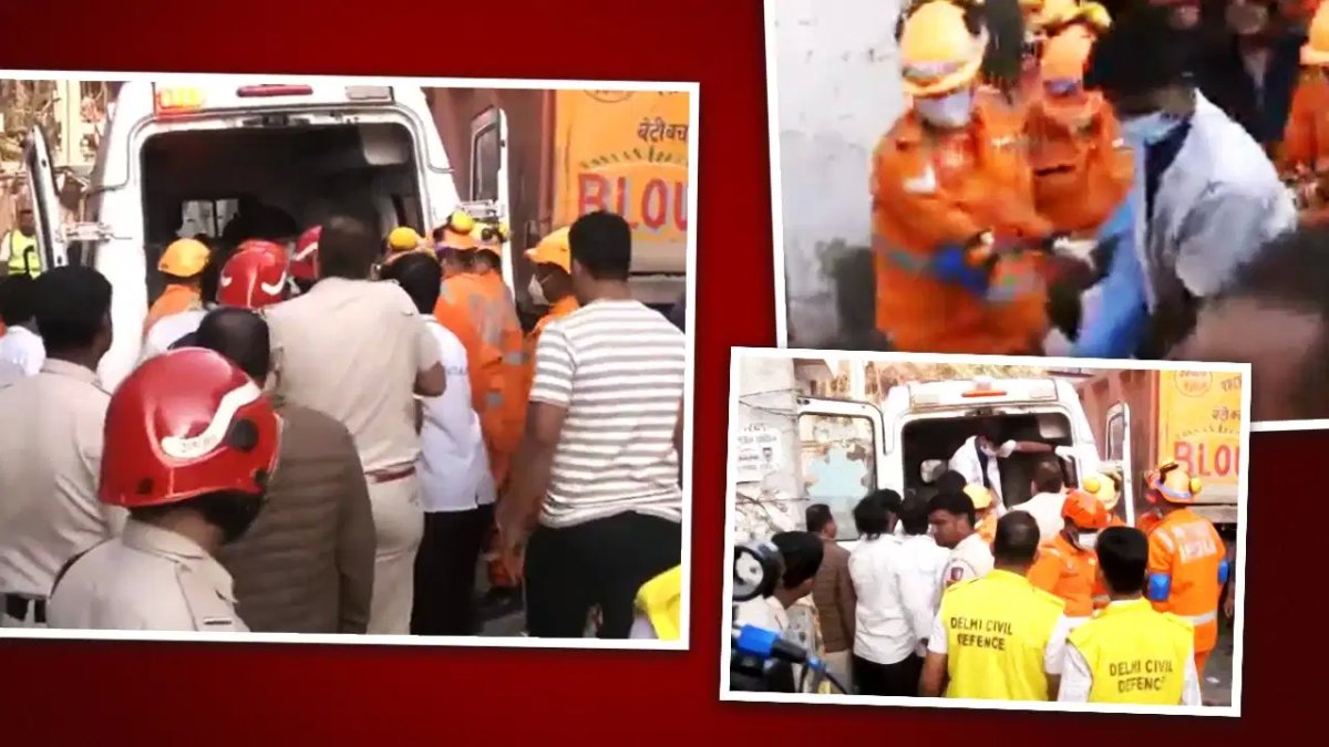 हर्ष विहार हादसे में 3 की मौत, परिजनों का संपर्क टूटा; मौके पर पुलिस और डीडीएमए की टीम तैनात